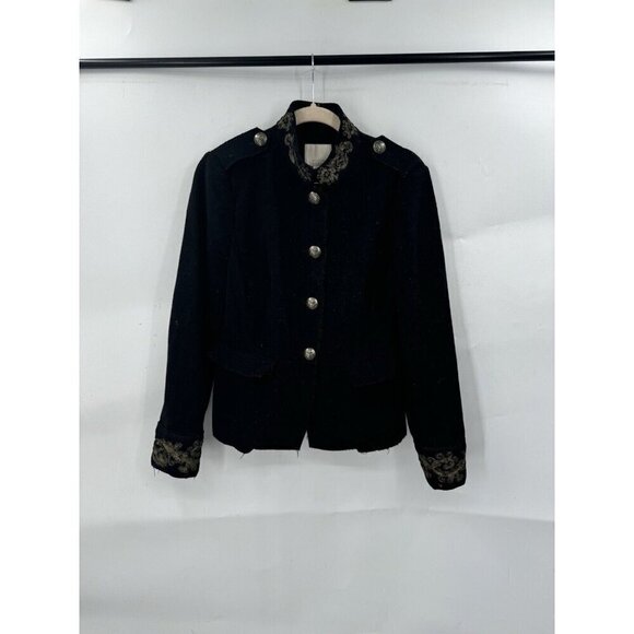 Banana Republic Jackets & Blazers - BananaRepublic Heritage Coat Women 4 Wool Blend Military Nautical Grunge Utility